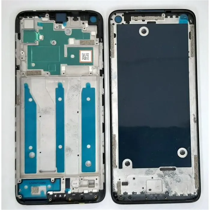 Carcasa central o marco negro para para Motorola Moto G9 Plus calidad premium