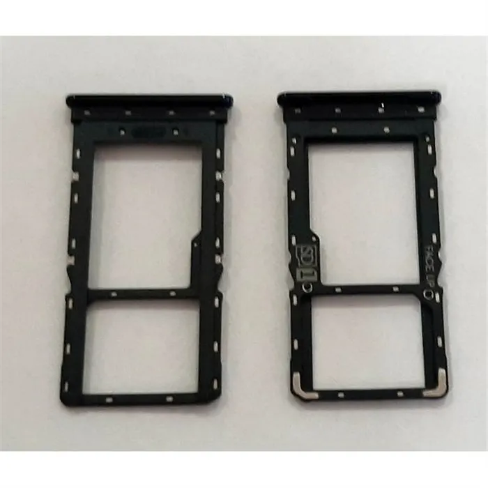 Soporte o bandeja dual sim negra para Motorola Moto G9 Plus calidad premium