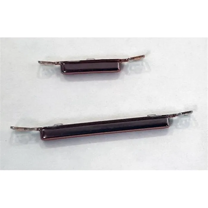 Set 2 botones dorados para Motorola Moto G9 Plus calidad premium