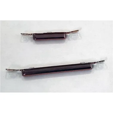 Set 2 botones dorados para Motorola Moto G9 Plus calidad premium
