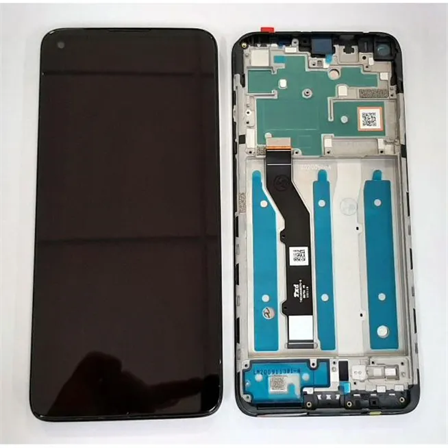 Pantalla LCD para Moto g9 plus mas tactil negro mas marco negro calidad premium