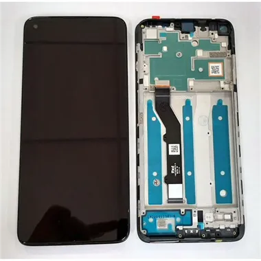 Pantalla LCD para Moto g9 plus mas tactil negro mas marco negro calidad premium