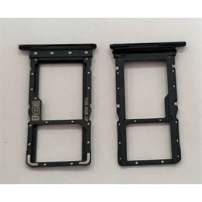 Soporte o bandeja dual sim gris para Motorola Moto G9 Power calidad premium