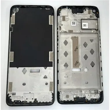 Carcasa central o marco negro para Motorola Moto G9 Power calidad premium