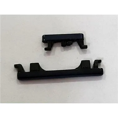 Set 2 botones negros para Motorola Moto One Action XT2013 calidad premium