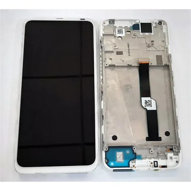 Pantalla lcd para Motorola Moto One Fusion plus mas tactil blanco mas marco blanco calidad premium