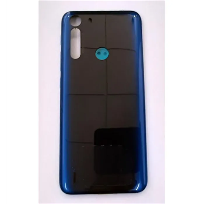 Tapa trasera o tapa bateria azul para Motorola Moto One Fusion Plus