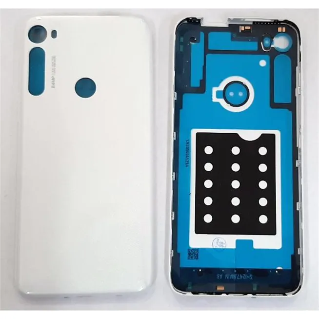 Tapa trasera o tapa bateria blanca para Motorola Moto One Fusion Plus