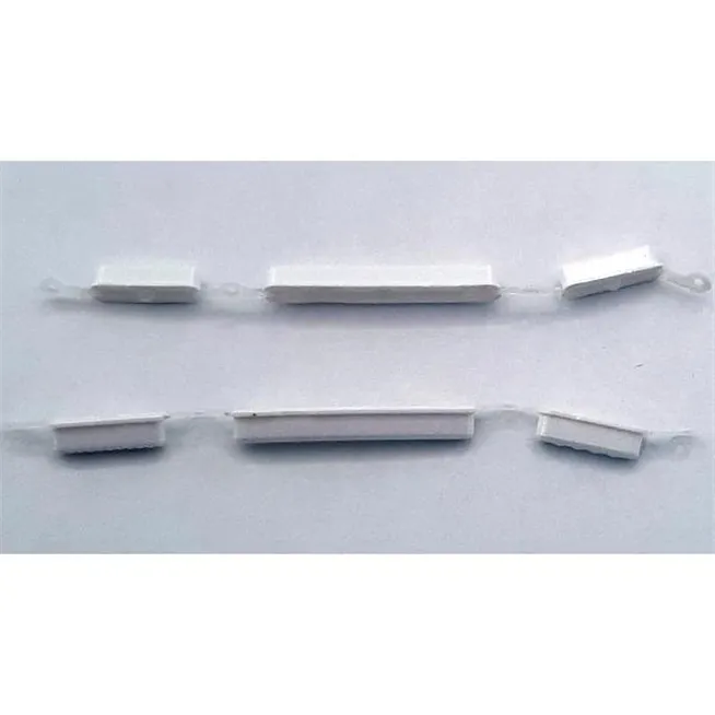 Set botones blancos para Motorola Moto One Fusion Plus calidad premium