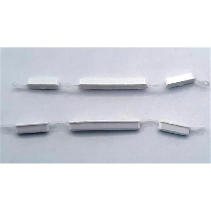 Set botones blancos para Motorola Moto One Fusion Plus calidad premium