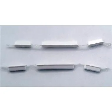 Set botones blancos para Motorola Moto One Fusion Plus calidad premium
