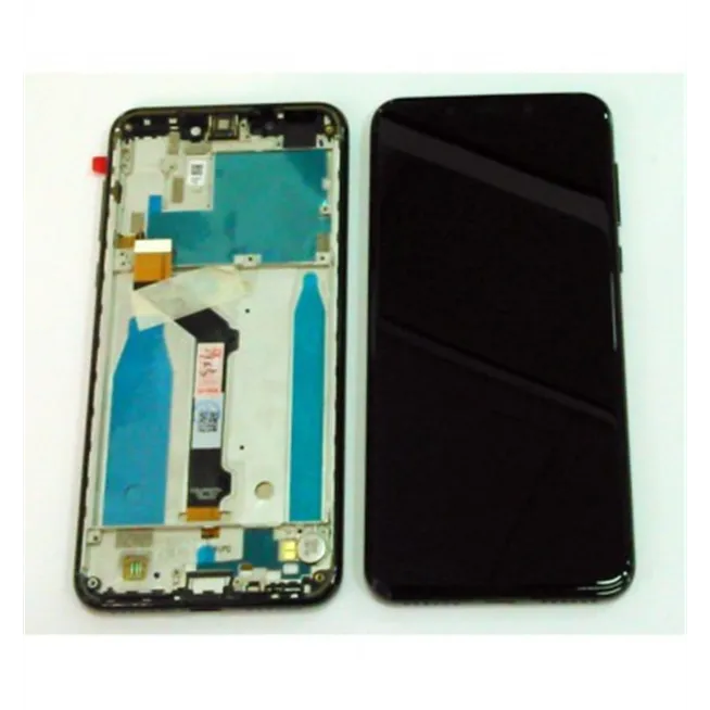 Motorola Moto One P30 Play xt1941 pantalla lcd + tactil negro + marco negro premium