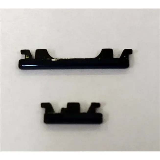 Set 2 botones azules para Motorola Moto One Vision Moto P50 XT1970 calidad premium