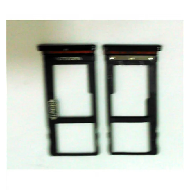 Soporte o bandeja SIM negra para Motorola Moto One Vision Moto P50 XT1970