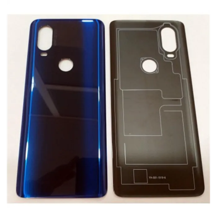 Motorola Moto One Vision tapa trasera o tapa bateria azul