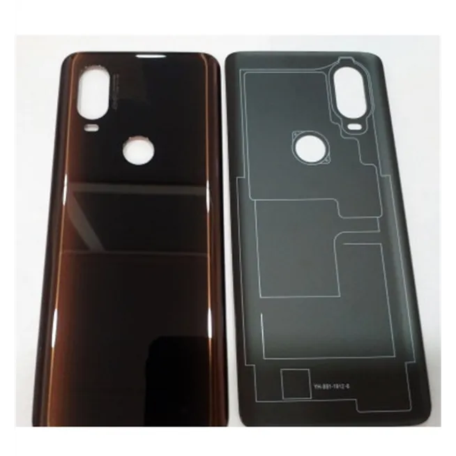 Motorola Moto One Vision tapa trasera o tapa bateria marron