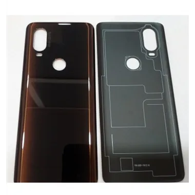 Motorola Moto One Vision tapa trasera o tapa bateria marron
