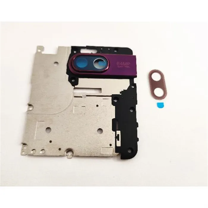 Carcasa sujecion para Motorola One Hyper mas cubierta camara morada calidad premium