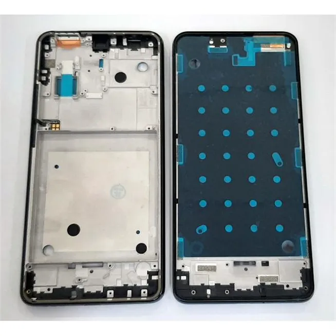 Carcasa central o marco azul para Motorola Moto One Hyper calidad premium