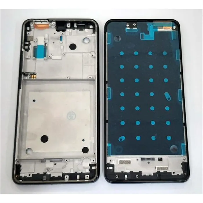 Carcasa central o marco azul para Motorola Moto One Hyper calidad premium