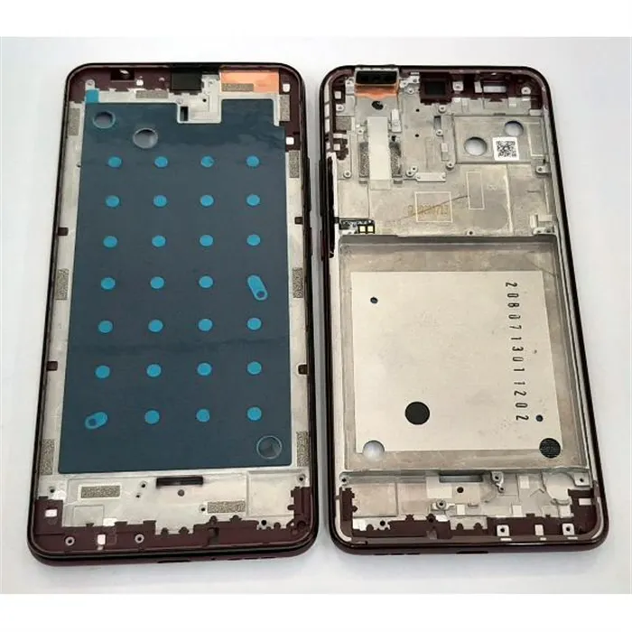 Carcasa central o marco purpura para Motorola Moto One Hyper calidad premium