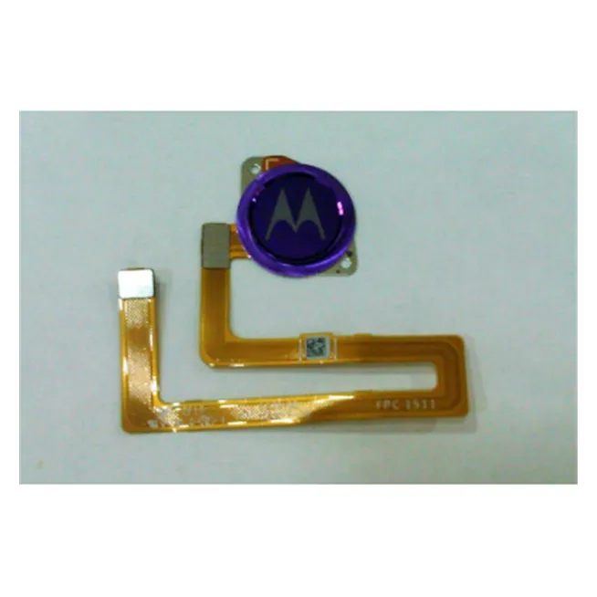 Flex boton home purpura para Motorola Moto G8 Play calidad premium