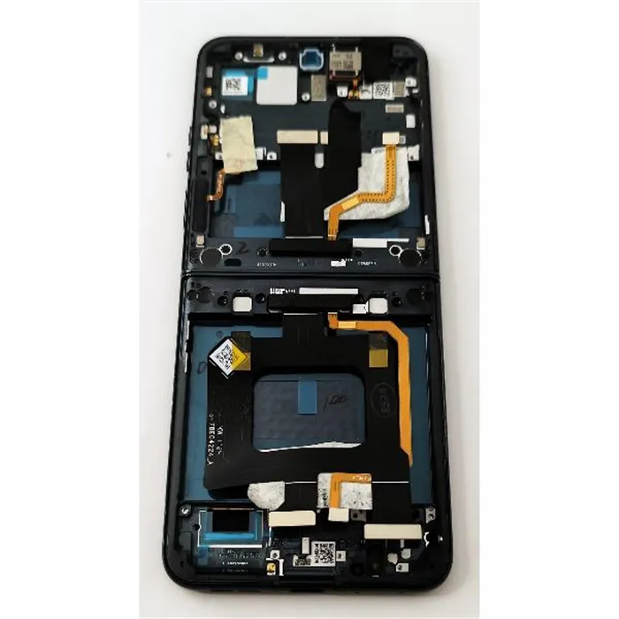 Pantalla lcd para Motorola RAZR 50 Ultra mas tactil negro con marco negro medianoche 5D68C24698 Service Pack