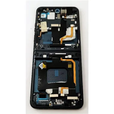 Pantalla lcd para Motorola RAZR 50 Ultra mas tactil negro con marco negro medianoche 5D68C24698 Service Pack