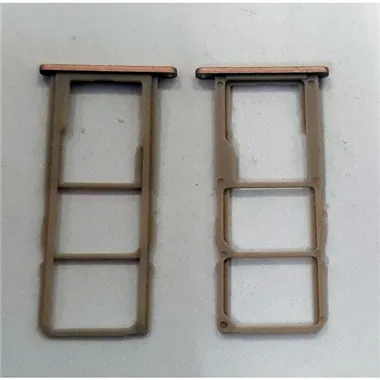Soporte o bandeja dual sim dorado para Nokia 2.2 calidad premium