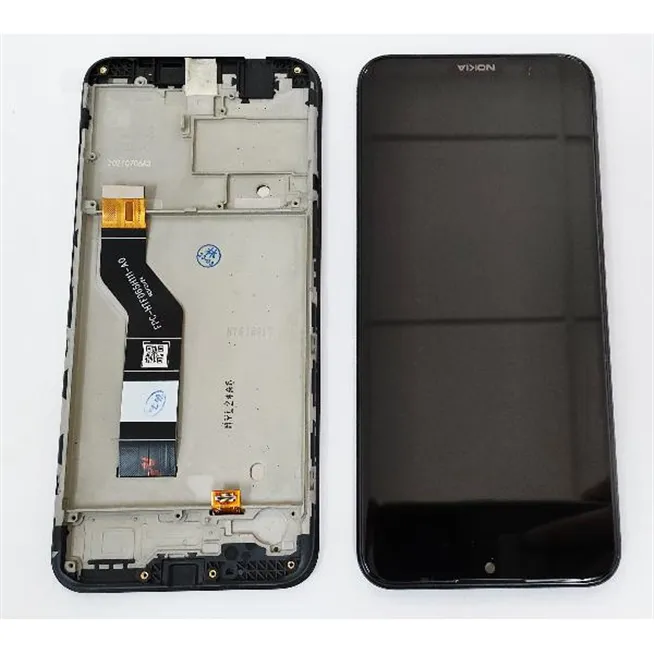 Pantalla lcd para Nokia 1.4 mas tactil negro mas marco negro calidad premium