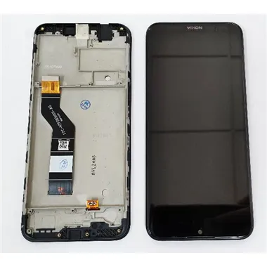 Pantalla lcd para Nokia 1.4 mas tactil negro mas marco negro calidad premium