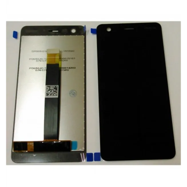 Nokia 2 pantalla lcd + tactil negro premium