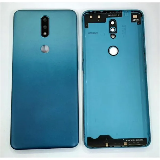 Tapa trasera o tapa bateria azul para Nokia 2.4 mas cubierta camara