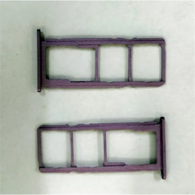 Soporte o bandeja dual sim purpura para Nokia 2.4 calidad premium