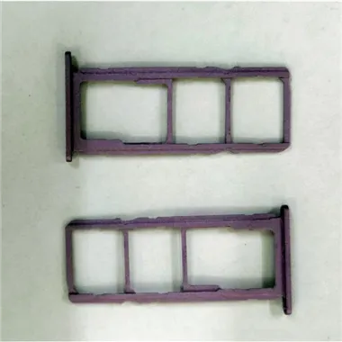 Soporte o bandeja dual sim purpura para Nokia 2.4 calidad premium