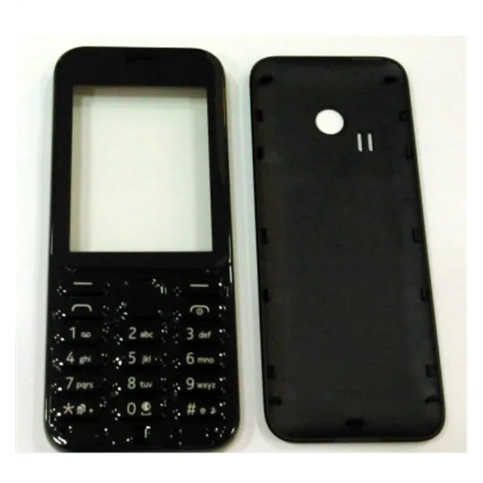 Nokia 222 carcasa completa negra premium