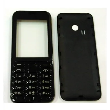 Nokia 222 carcasa completa negra premium