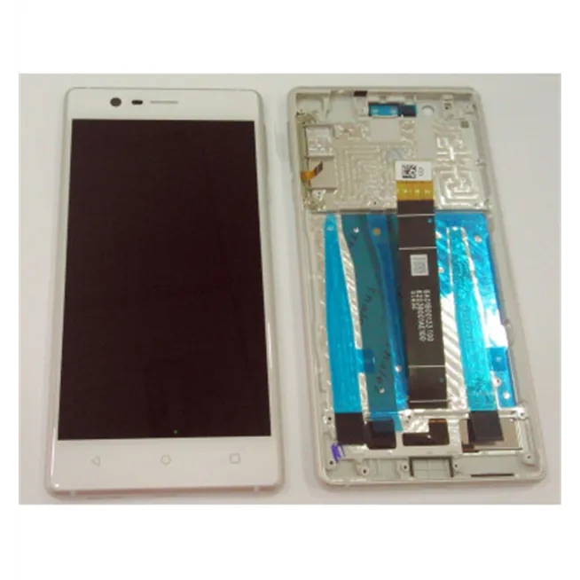Pantalla lcd para Nokia 3 mas tactil blanco mas marco plata calidad premium TA-1020 TA-1028 TA-1032 TA-1038 