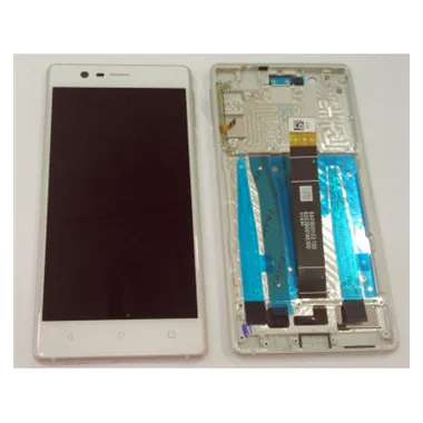 Pantalla lcd para Nokia 3 mas tactil blanco mas marco plata calidad premium TA-1020 TA-1028 TA-1032 TA-1038 