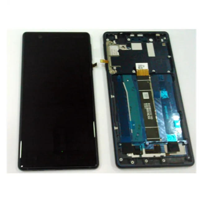 Pantalla lcd para Nokia 3 mas tactil negro mas marco azul calidad premium TA-1020 TA-1028 TA-1032 TA-1038 