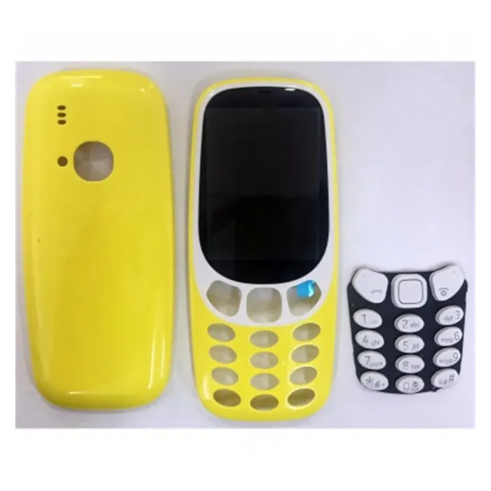 Nokia 3310 carcasa completa amarilla