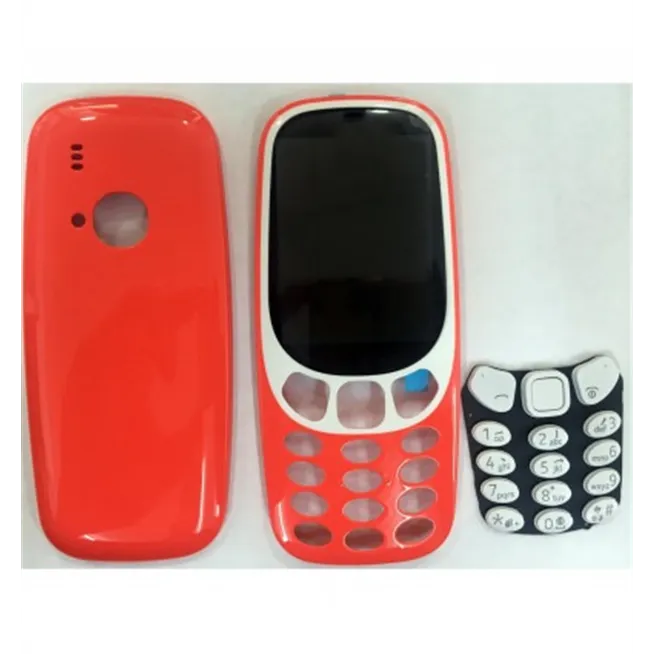 Nokia 3310 carcasa completa roja
