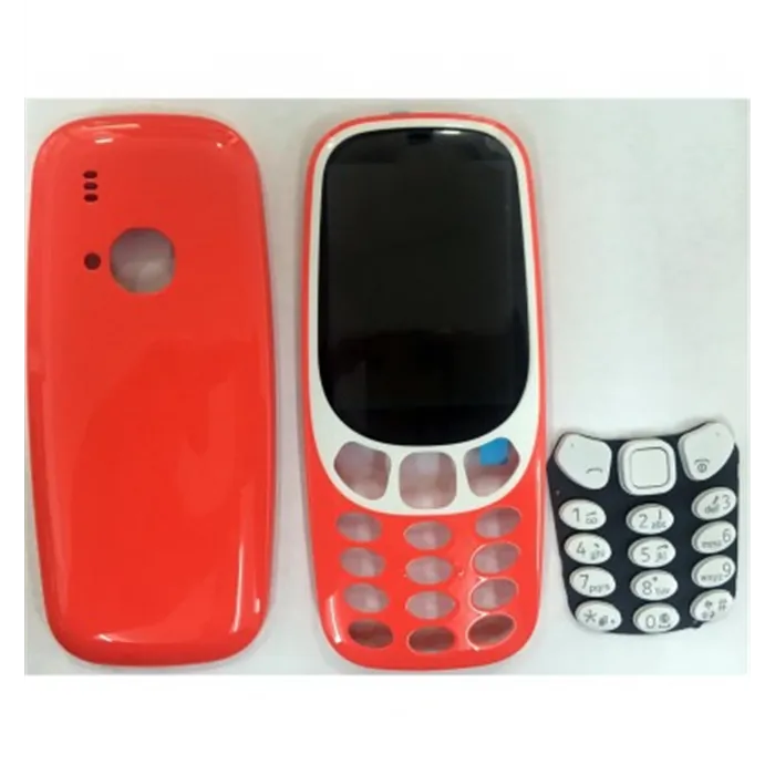 Nokia 3310 carcasa completa roja