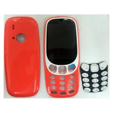 Nokia 3310 carcasa completa roja
