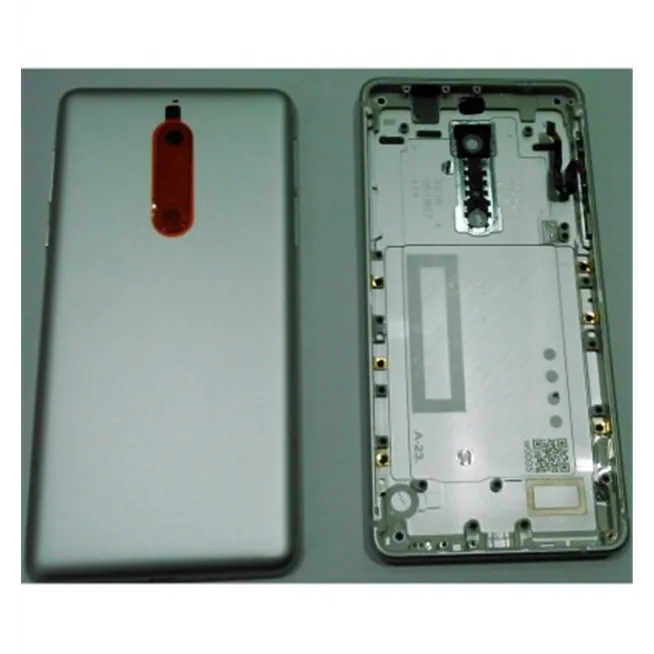 Nokia 5 tapa trasera o tapa bateria plata TA-1024 TA-1027 TA-1044 TA-1053