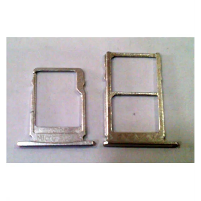 Set 2 soporte o bandeja sim y sd plata para Nokia 5 TA-1024 calidad premium TA-1027 TA-1044 TA-1053