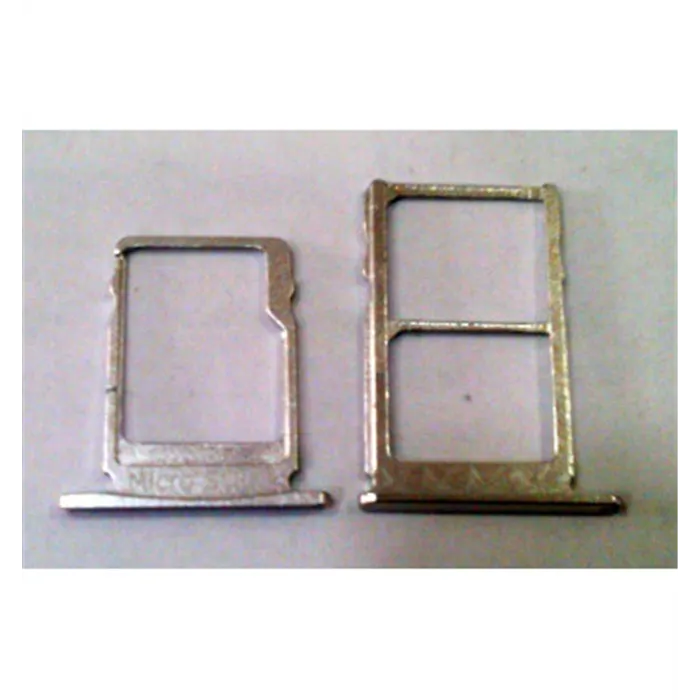 Set 2 soporte o bandeja sim y sd plata para Nokia 5 TA-1024 calidad premium TA-1027 TA-1044 TA-1053