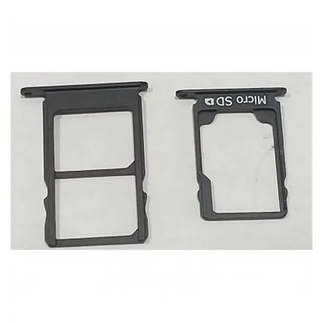 Nokia 5.1 set soporte o bandeja sim y memoria negra premium TA-1061 TA-1075 TA-1076 TA-1081 TA-1088