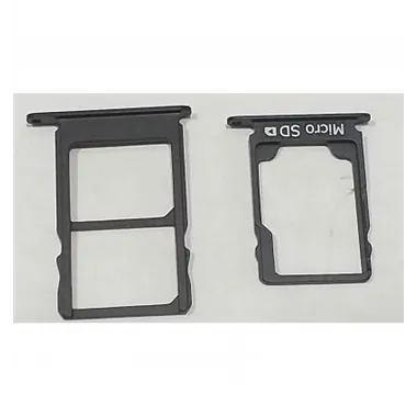 Nokia 5.1 set soporte o bandeja sim y memoria negra premium TA-1061 TA-1075 TA-1076 TA-1081 TA-1088