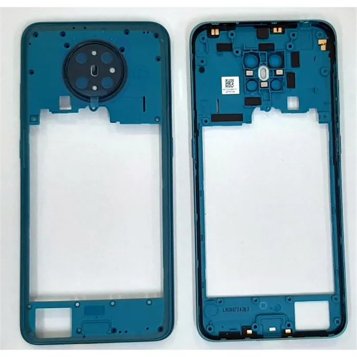 Carcasa central o marco azul para Nokia 5.3 calidad premium